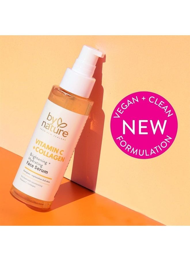 By Nature From New Zealand By Nature Vitamin C + Collagen Face Serum - Restore and Energize Tired Skin with Brightening Vitamin C, Plumping Collagen, Plus Texture Enhancing Turmeric - Premium Skin Care Serum for Face - 3fl. oz.  - Image 5