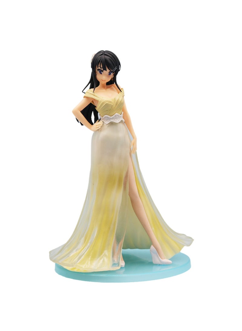 Anime Standing Wedding Dress Sakurajima Mai Figures Suitable For Ornaments And Gifts  - Image 1