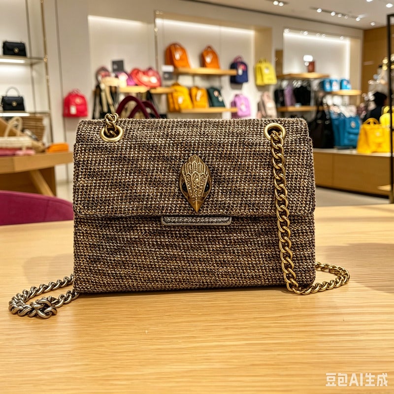 Kurt Geiger Women's Small Crossbody Bag with Eagle Head Chain Strap - Image 1