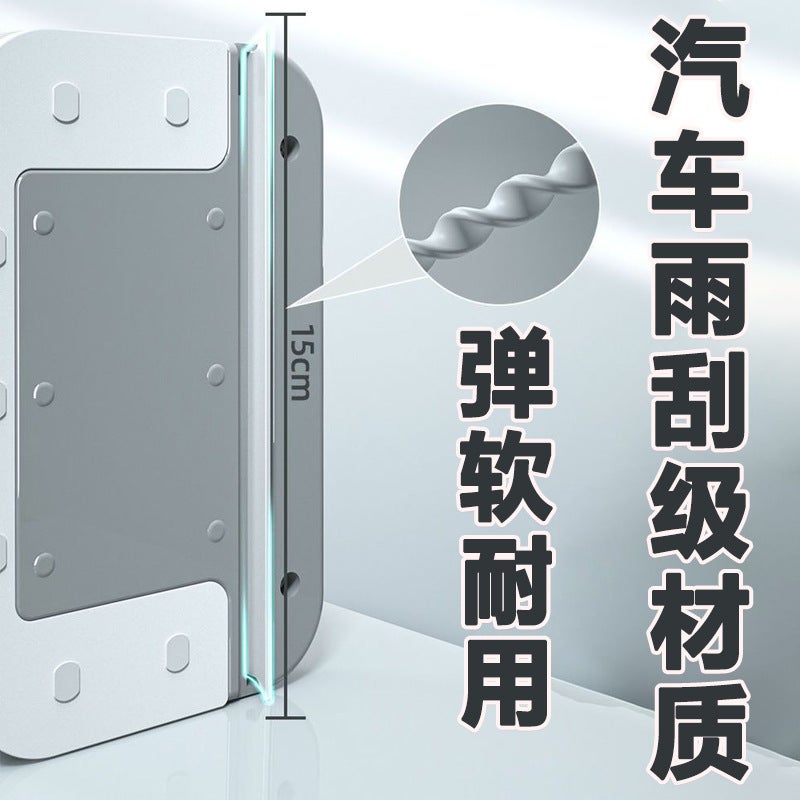 Household Glass Cleaning Tool, High-Rise Strong Magnetic Window Cleaner, Double-Sided Double-Layer Glass Cleaning Brush, Window Cleaning Tool - Image 5