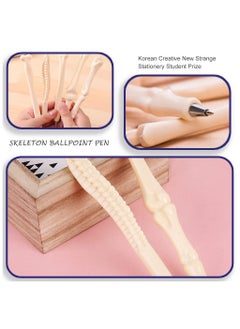SANMUGEED SANMUGEED 10pcs Novelty Creative Bone Design Shape Ballpoint Pens for Nurse, Doctor, Artist, School, Office, Birthday Gift, Christmas gift，0.7mm Black  - Image 3