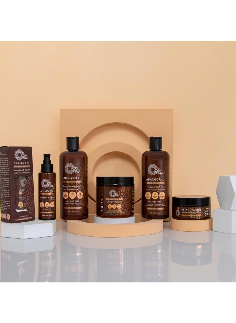 Oplus - Oplus Argan Oil Hair Care Set: 5-Piece Luxury Collection (500ml) - Image 1