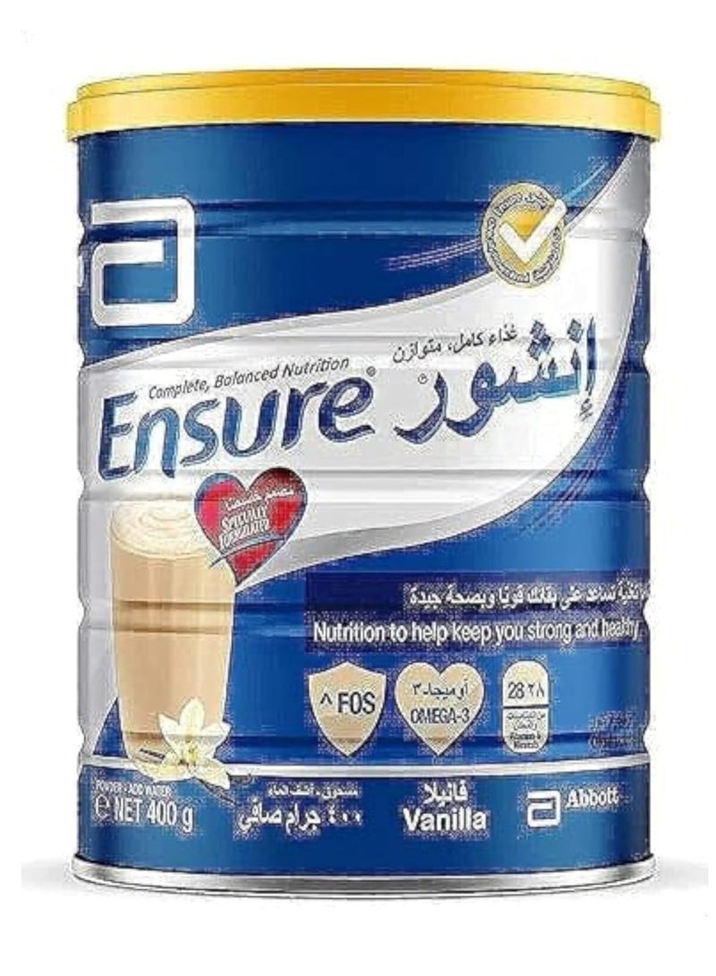 Complete and Balanced Nutrition Powder with Vanilla 400 Grams