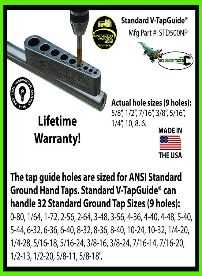 BIG GATOR TOOLS Big Gator Tap Set - 4 pc set - Big Gator Tools V-TapGuides - Image 4