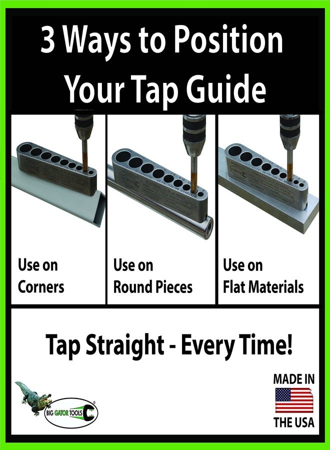 BIG GATOR TOOLS Big Gator Tap Set - 4 pc set - Big Gator Tools V-TapGuides - Image 3