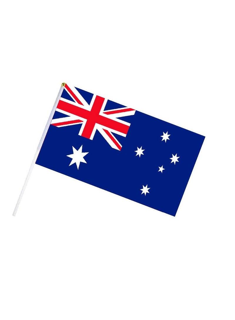 Australia Cricket Sports Fans Combo Pack - Pack of 3 - Drawstring Bag, Hand Flag and Cap - Australia Cricket Enthusiasts Combo Pack - Ideal for Cricket Matches and Events - Image 2