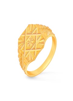 Malabar Gold and Diamonds 22 Carat 916 Purity Yellow Gold Ring RG1174387Y17 For Men  - Image 1