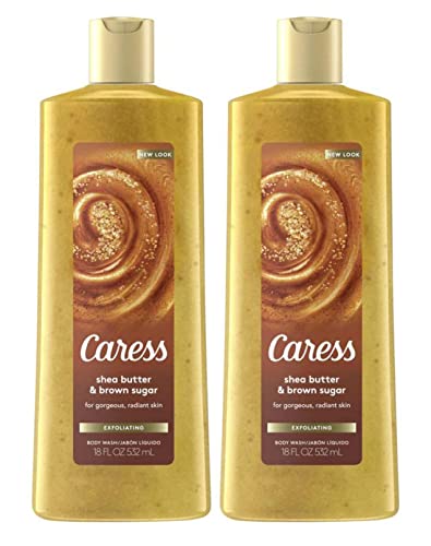 Caress Evenly Gorgeous Exfoliating Body Wash 18 fl oz (Pack of 2) - Image 1
