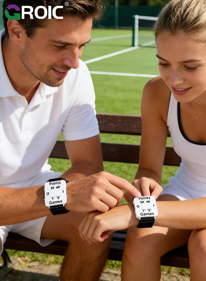 GROIC Score Counter Watch with Adjustable Wristband, Tennis Score Keeper Wristband, Adjustable Sports Counter, Portable Adjustable Bracelet for Padel, Golf, Referees - Image 3