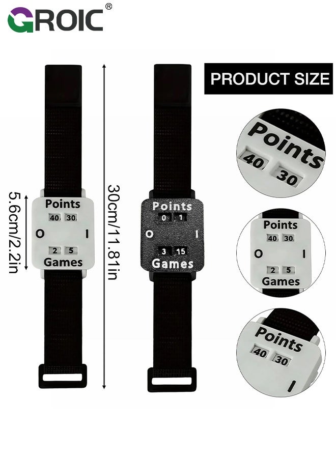 GROIC Score Counter Watch with Adjustable Wristband, Tennis Score Keeper Wristband, Adjustable Sports Counter, Portable Adjustable Bracelet for Padel, Golf, Referees - Image 2