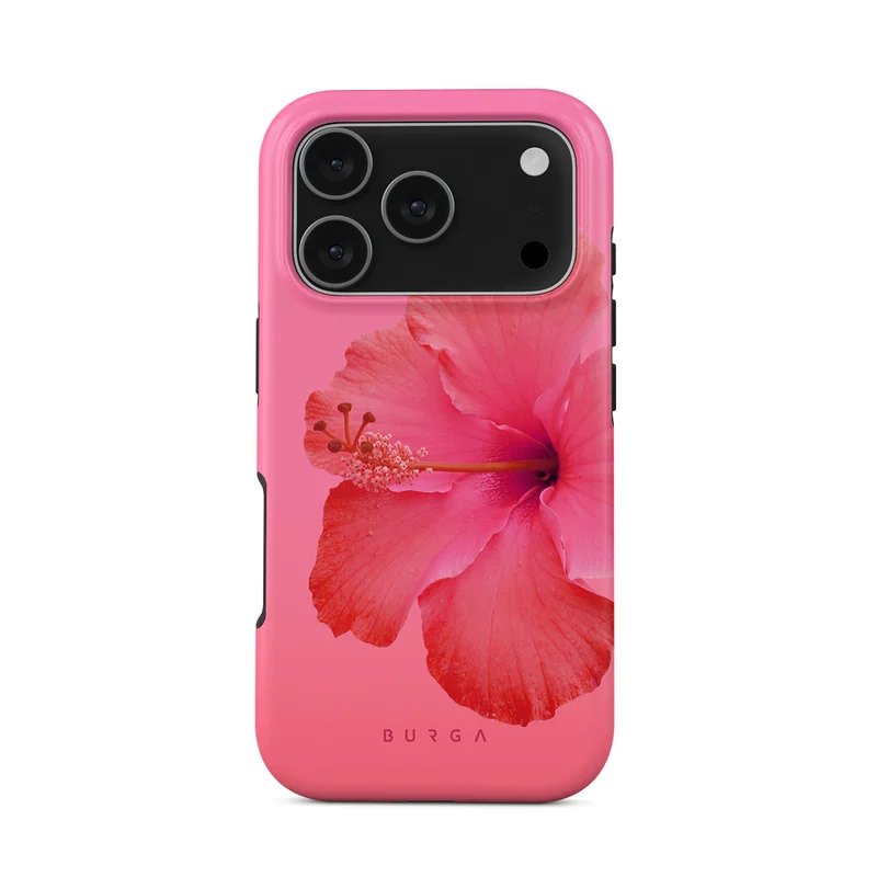 BURGA iPhone 17 Pro Island GirL Premium Case Compatible with Hybrid Dual-Layer Hard Shell + Silicone Protection - Scratch-Resistant Shockproof Mobile Cover