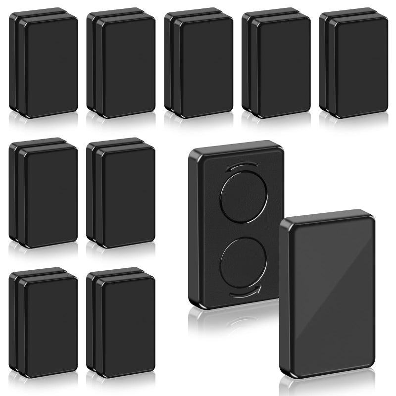 Phoncoo 18 Pcs Outdoor Curtain Weights Plastic Wrapped Magnetic Drapery Weights Waterproof Heavy Duty Curtain Magnets for Heavy Wind Outside Shower Curtain Tablecloth Flag Black - Image 2