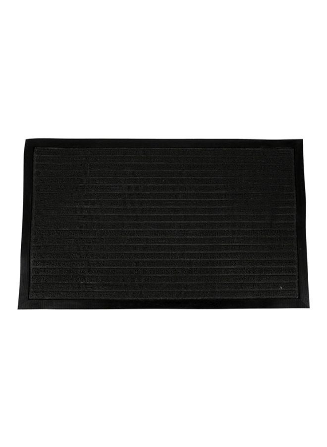 Royalford Rectangular Door Mat Black 45x75cm - Image 1