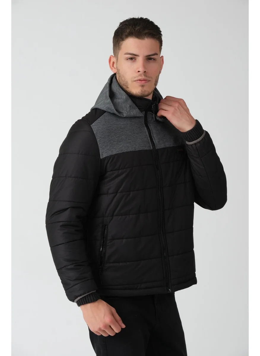 الكسندر جاردي Hooded Quilted Coat (E21-50400)