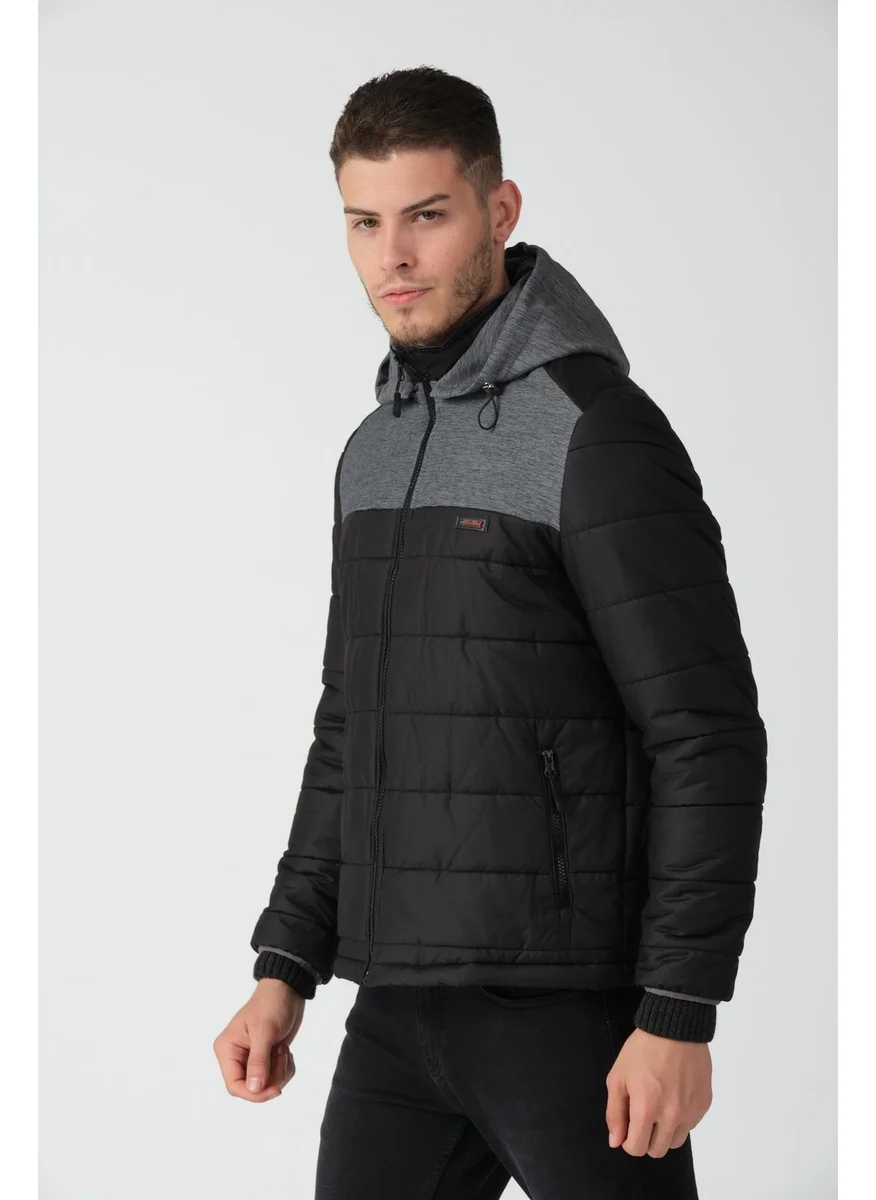 الكسندر جاردي Hooded Quilted Coat (E21-50400)