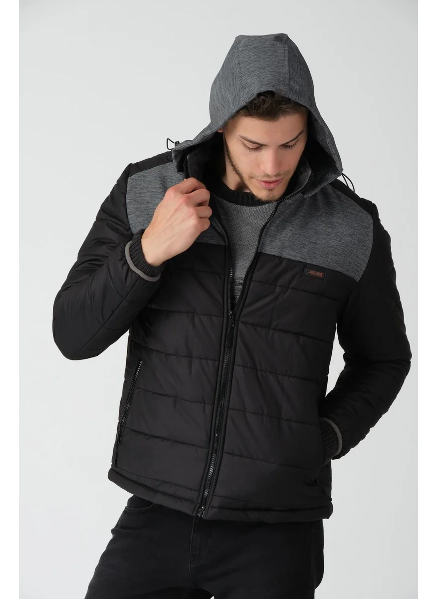 الكسندر جاردي Hooded Quilted Coat (E21-50400)
