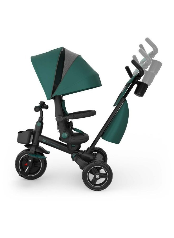 Kinderkraft - Spinstep 2 Plus Tricycle Stroller - Green - Image 3