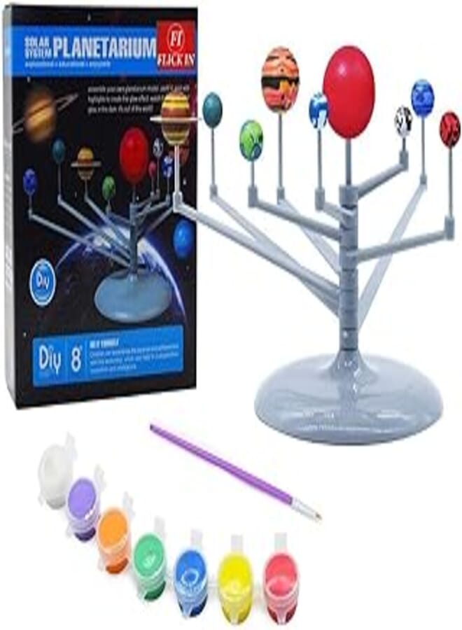 Magicwand Magicwand ABS Plastic DIY Glow in The Dark Solar System Planetarium Model Kids Science Kit