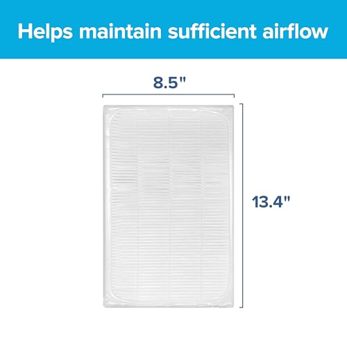 FILTRETE فلتر هواء غرفة فيلتريت F2، HEPA حقيقي، جميع مسببات الحساسية، البكتيريا، والفيروسات، 13 بوصة × 8.2 بوصة، عبوة 2، يعمل مع الأجهزة: FAP-C02، FAP-C03، FAP-SC02، و FAP-T03 - Image 2