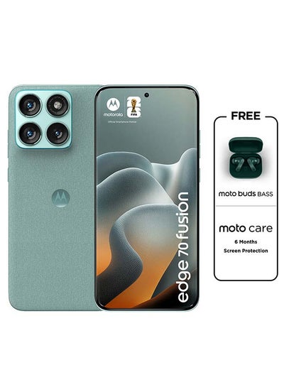 Motorola Edge 70 Fusion 5G Dual SIM PANTONE Blue Surf 12GB RAM 256GB with Free Gift