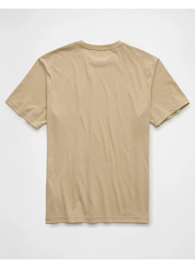 امريكان ايجل Logo Detail Crew Neck T-Shirt