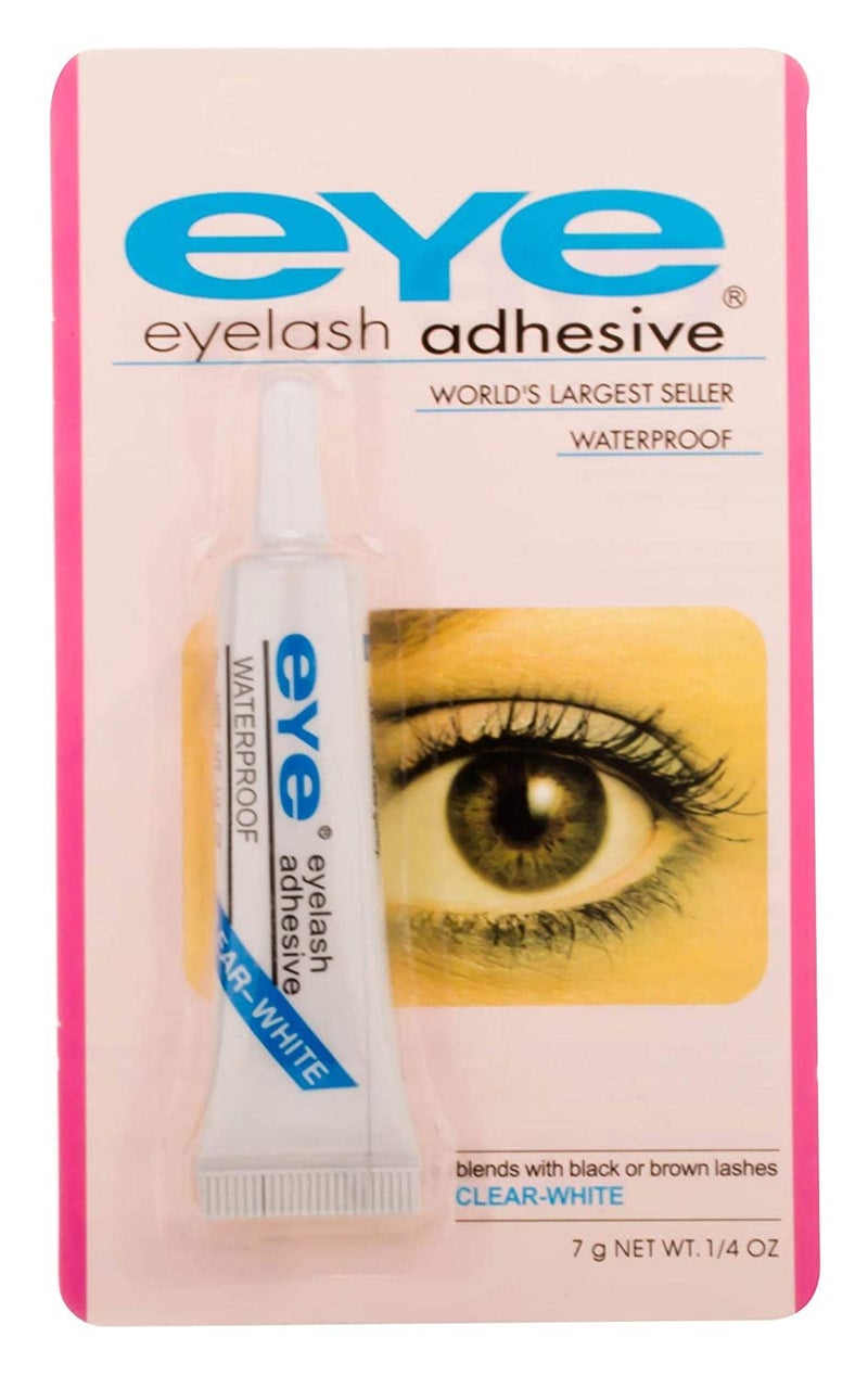 Eye Waterproof Eyelashes Glue - White