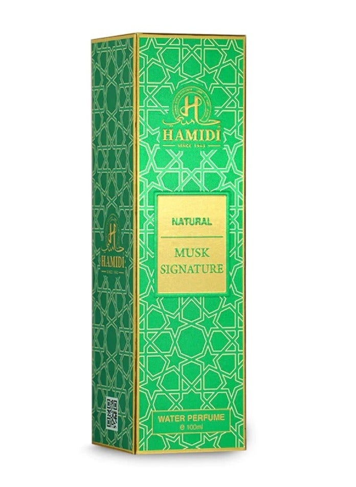 HAMIDI Hamidi Natural Musk Signature 100ml, Alcohol Free, Water Perfume, Eau De Parfum, For Unisex - Image 2