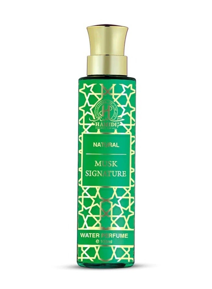 HAMIDI Hamidi Natural Musk Signature 100ml, Alcohol Free, Water Perfume, Eau De Parfum, For Unisex - Image 1