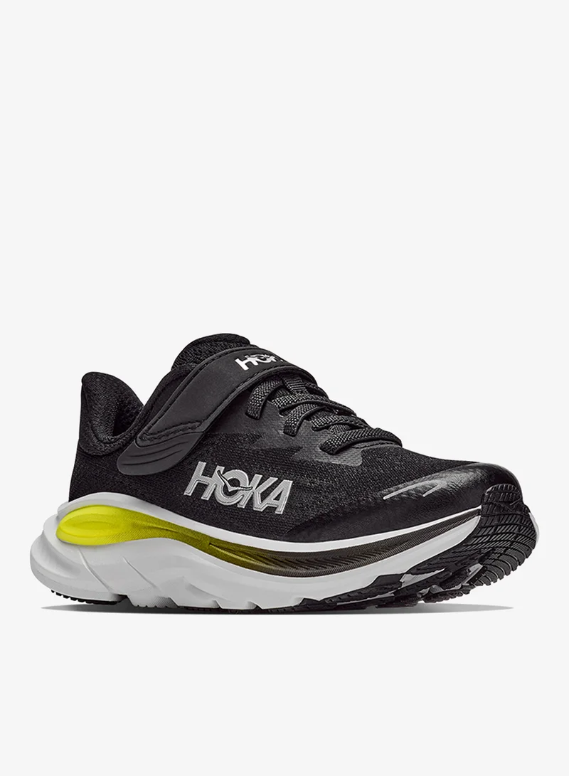 Hoka BLACK / COSMIC GREY Kids Clifton 10  | Best Price UAE