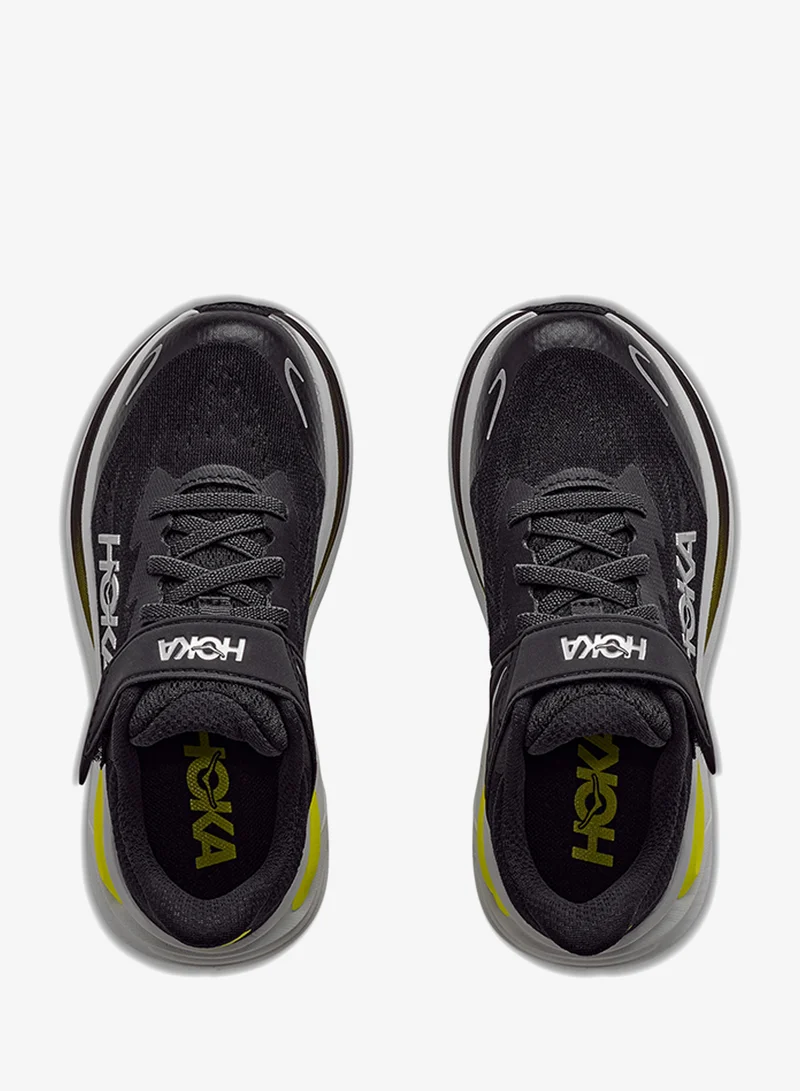Hoka BLACK / COSMIC GREY Kids Clifton 10  | Best Price UAE
