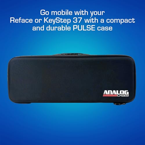 ANALOG CASES Yamaha Reface Series & Arturia KeyStep 37 Case - Custom-Fitted Compact PULSE Hard Case for Travel - Image 2