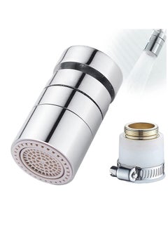 Kitchen Sink Faucet, Aerator Sprayer Attachment 360° Rotatable Head Replacement, Anti-Splash Tap Nozzle with 2 Modes Adjustment