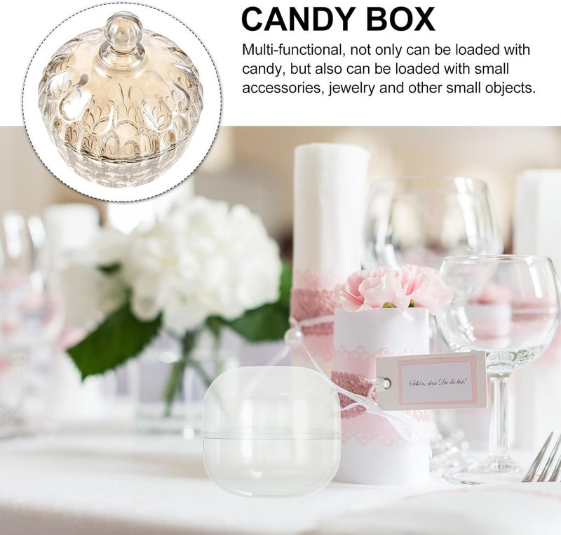 IDEANATEGRATE 10pcs Candy Wrapping Boxes Small Favor Containers Food-grade Packaging Boxes with Lids for Wedding Party Favors and Candy Storage - Image 3