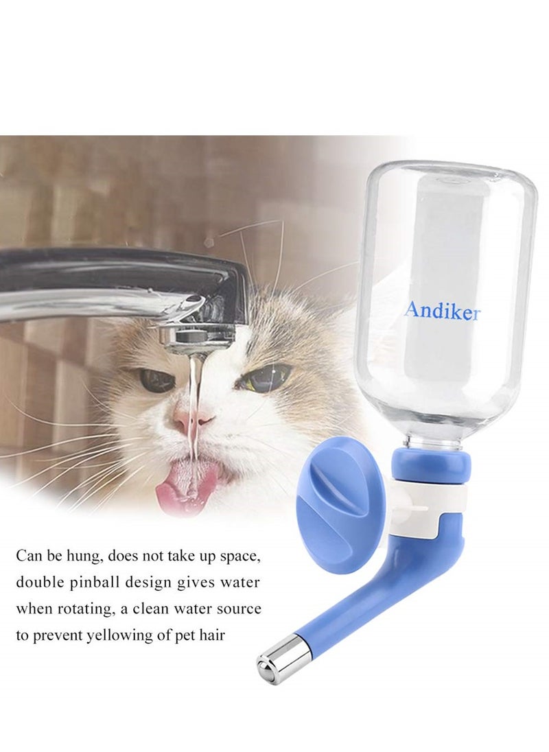 Generic - Leakproof Dog Water Bottle BPA-Free for Small Medium Dogs and Cats 330ml 11oz Ideal for Cages and Kennels Blue - Image 1
