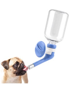Leakproof Dog Water Bottle BPA-Free for Small Medium Dogs and Cats 330ml 11oz Ideal for Cages and Kennels Blue