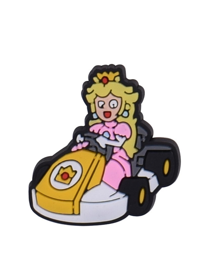 SOLARAE 32 PCS Croc Charms for Boys Kids, Anime Croc Pins Cartoon Croc Charms Designer Shoe Charms for Decoration Bubble Slides Bracelet Clog Sandals Wristband Party Favor - Image 4