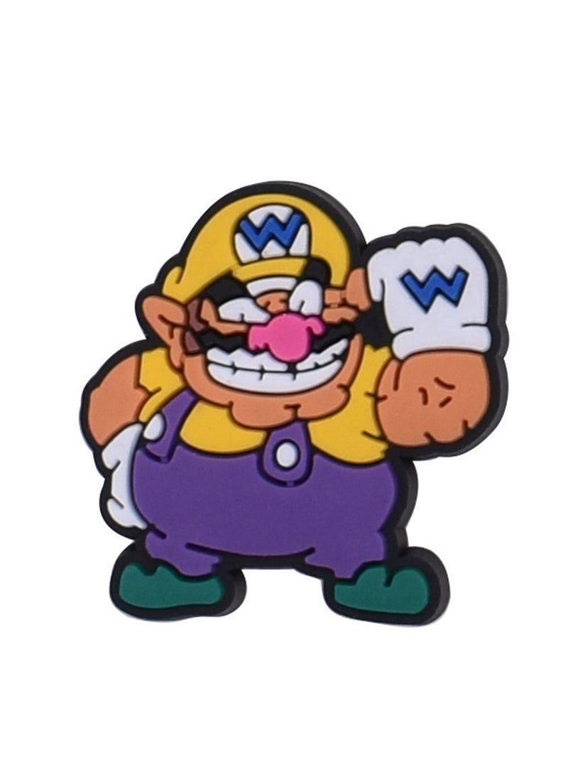 SOLARAE 32 PCS Croc Charms for Boys Kids, Anime Croc Pins Cartoon Croc Charms Designer Shoe Charms for Decoration Bubble Slides Bracelet Clog Sandals Wristband Party Favor - Image 5