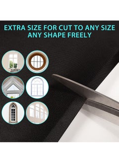 Magic Park Portable Blackout Curtains Blackout Blind,5 Pcs Set Blackout Shade with Velcro Strips 420D Black Out Fabric Blackout Curtain Width 145 cm Length 400 cm  - Image 4