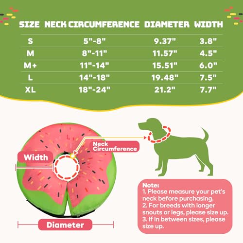 Gimars Inflatable Dog Cone Alternative Dog Donut Collar After Surgery Soft Neck Pillow Recovery Cone Elizabethan Collar Alternative for Medium Dogs - Image 3