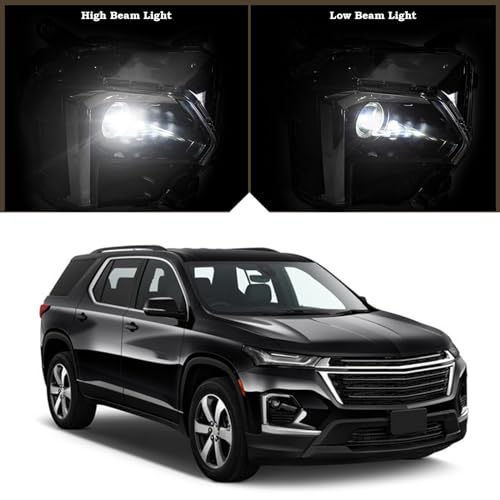 KAMDKI Right Passenger Side LED Headlight Compatible for 2022 2023 Chevy Traverse Chevrolet Head lamp without LED DRL 85596374 GM2503525 - Image 3
