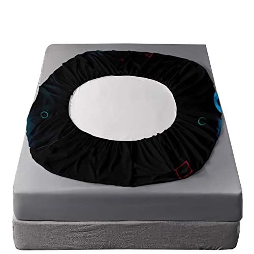 HOSIMA Gaming Bedding Gamepad Fitted Sheet Twin Size and Gamer Bedding Sets for Boys Used to Gamer Room Decor,1 Fitted Sheet+2 Pillowcases. - Image 2
