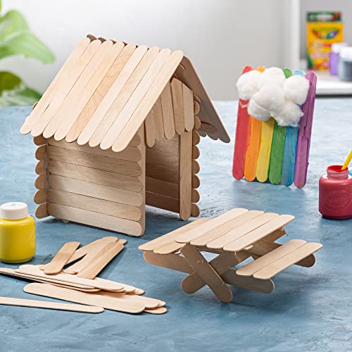 Gusto [1000 Count] Jumbo 6 Inch Wooden Multi-Purpose Popsicle Sticks, Craft Sticks for ICES, Ice Cream, Waxing, Tongue Depressor Wood Sticks -(Formerly Comfy Package) - Image 3