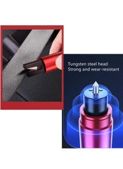 SYOSI Portable Safety Hammer Emergency Escape Tool, Multifunctional Window Breaker with Seat Belt Cutter, Portable Safety Hammer Emergency Escape Tool, One Second Breaking Window Escape (Black)  - Image 3