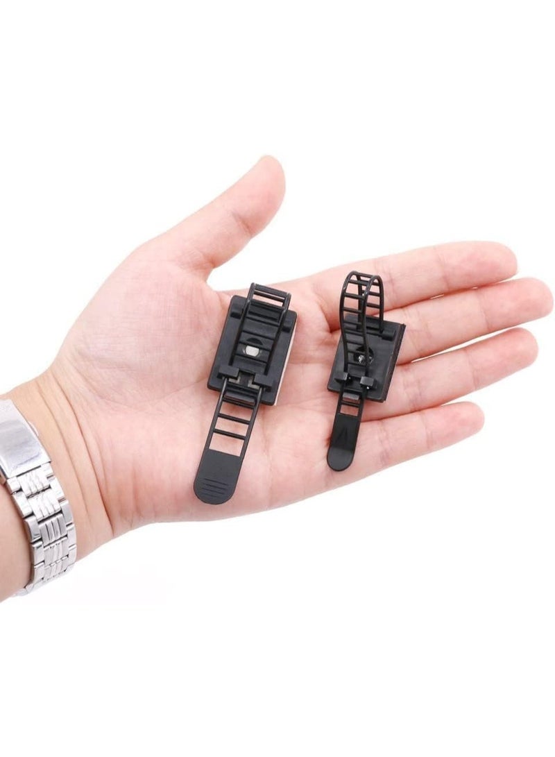 50 جهاز كمبيوتر شخصي لاصق كابل روابط, كابل أحزمة مقاطع كابل منظمي, نايلون كابل زيب روابط, صلابة قوية, تصميم قابل للتعديل, لسبل الطاقة, أضواء المهرجان, سلك, السيارات, صغيرة - Image 4