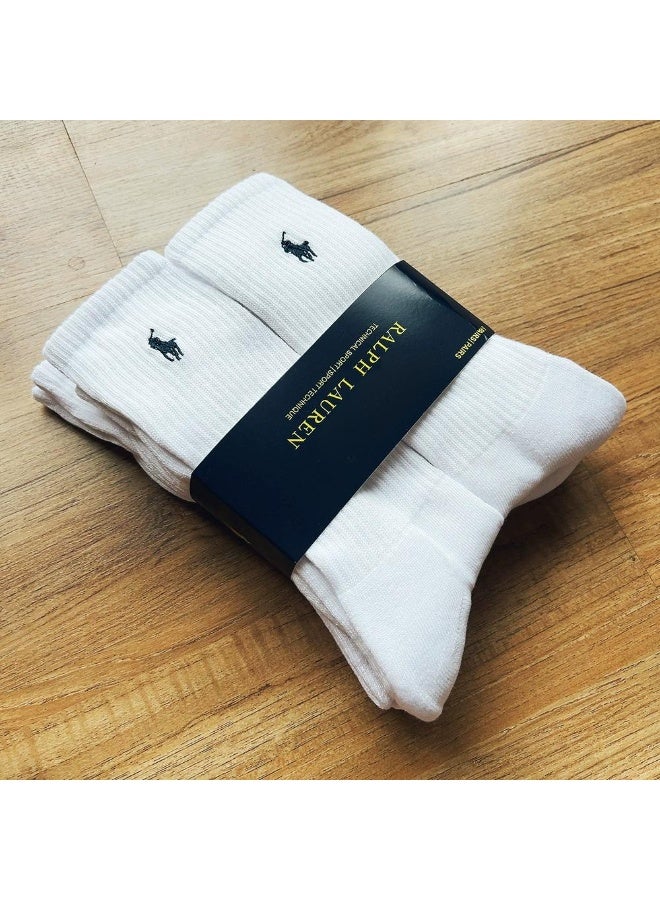 Polo white towel-lined socks 3-in-1 - Image 2