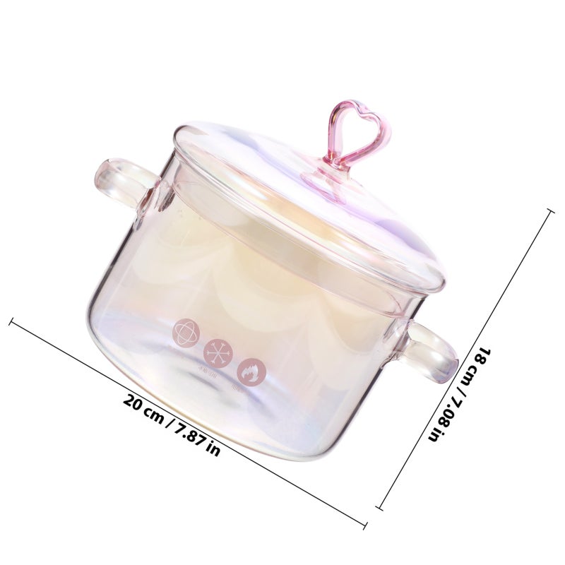 Ramen Pot Fast Noodles Cooking Pot Fast Heating Noodle Pot Kitchen Cooking Pot (1400ml) - Image 2
