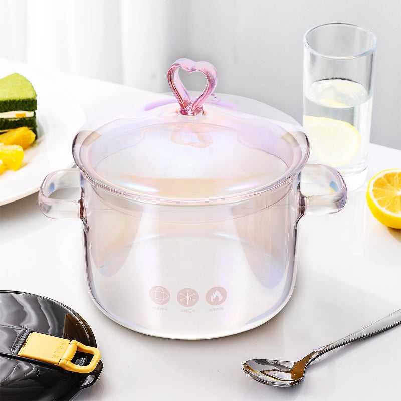 Ramen Pot Fast Noodles Cooking Pot Fast Heating Noodle Pot Kitchen Cooking Pot (1400ml) - Image 5