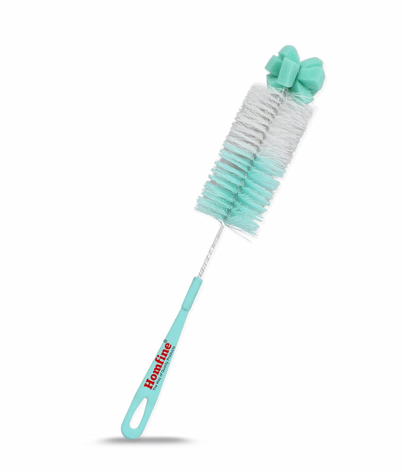Homfine Bottle Cleaning Brush with Long Handle Foam Head (Aqua Green, Standard, 2) - Image 5
