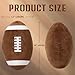 OurHonor Football Plush 18 Soft Football Stuffed Throw Pillow Fluffy Cute 3D Stuffed Ball Indoor Outdoor Plushies Decoration Games Sports Toy Gifts for Boys and Girls - Image 2