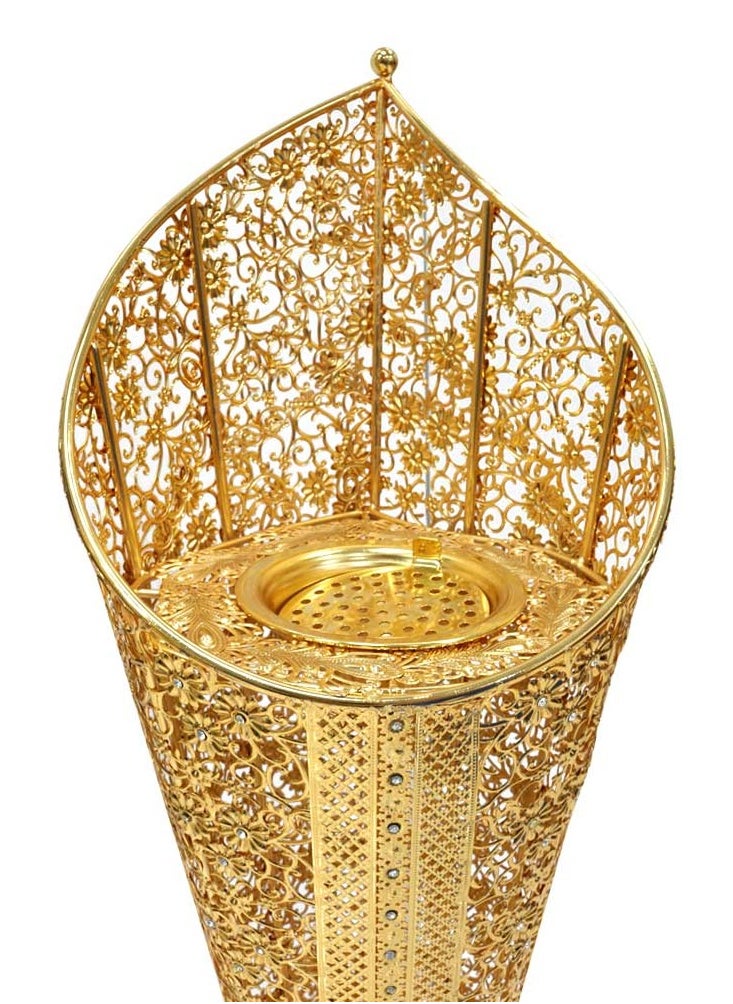Bakhoor BoSidin - Large Incense Burner 100 cm Tall Big size Floor-Standing Incense Holder Mabkhara for Home Fragrance and Decore - Image 1